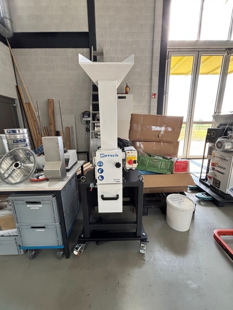 Foto einer Mühler zur Zerkleinerung von Biomasse